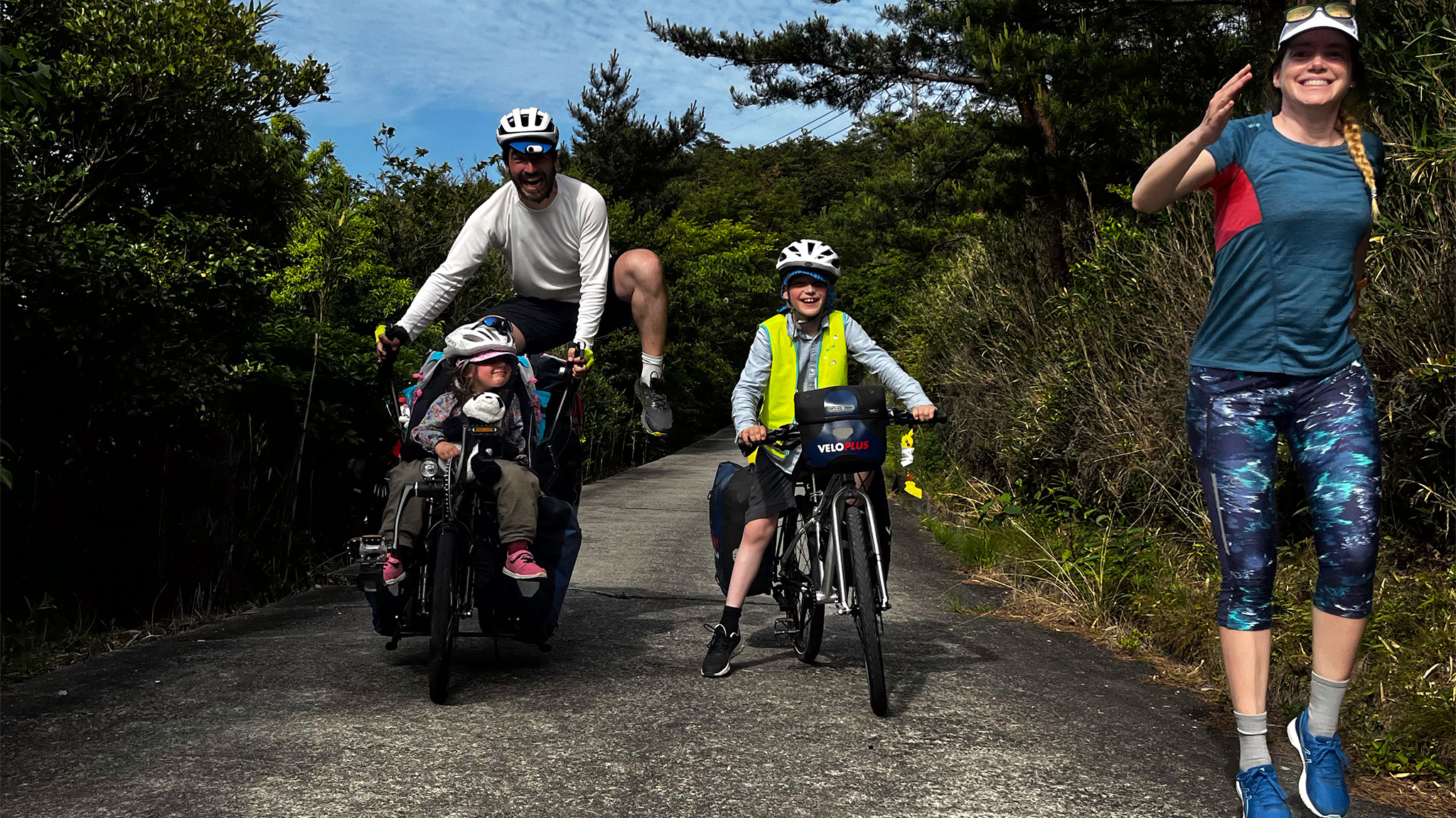 Bike & run au Japon en famille